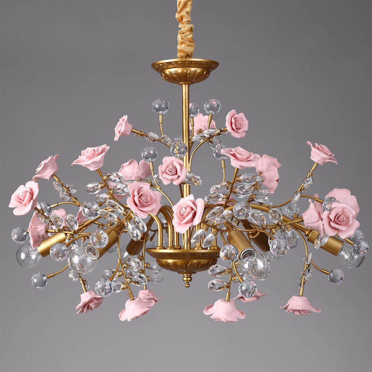 Budox Crystal Floral Chandelier