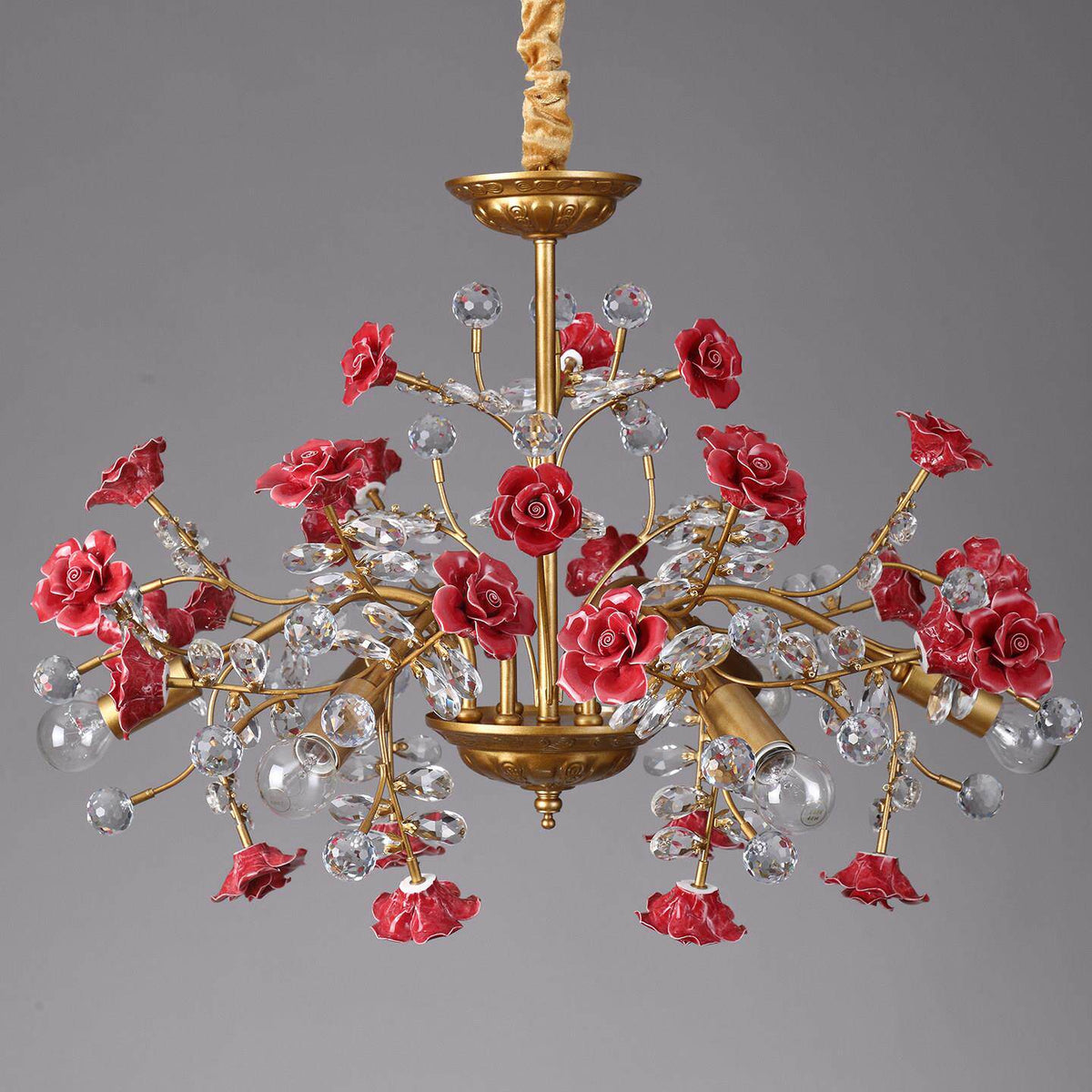 Budox Crystal Floral Chandelier