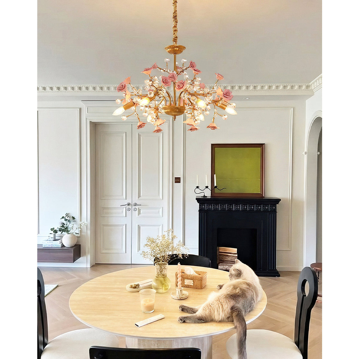 Budox Crystal Floral Chandelier
