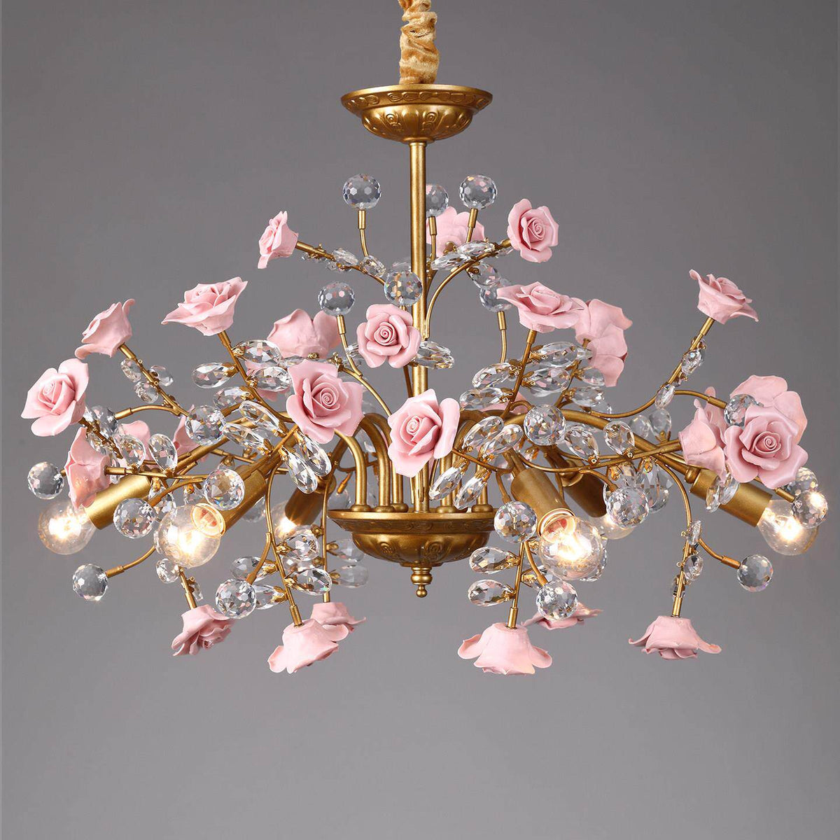 Budox Crystal Floral Chandelier