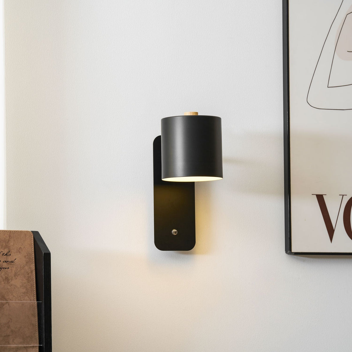 Yebel Rotatable Cylinder Rechargeable Indoor Wall Light