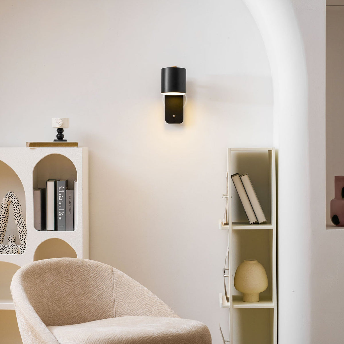 Yebel Rotatable Cylinder Rechargeable Indoor Wall Light