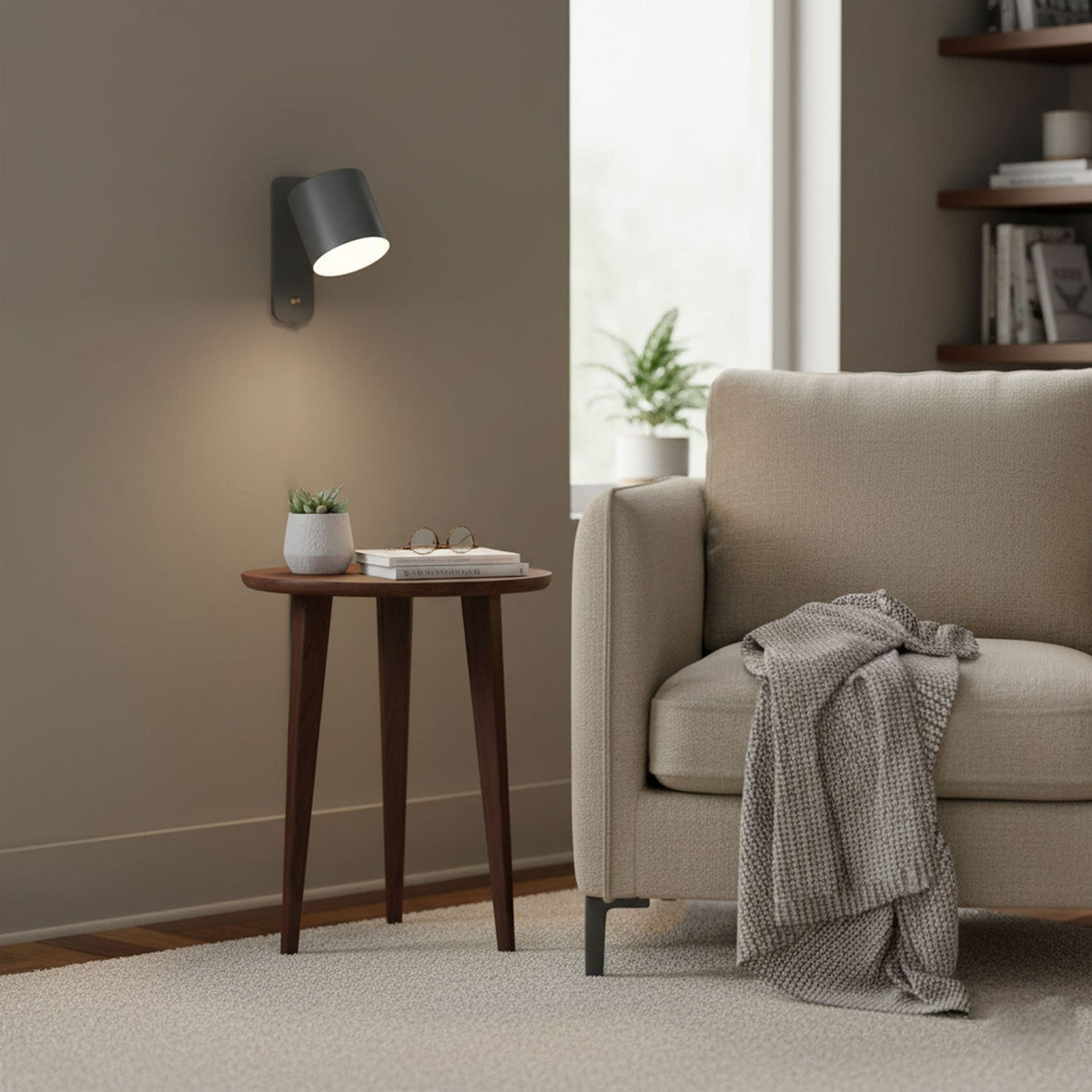 Ebika Rotatable Cylinder Indoor Wall Light