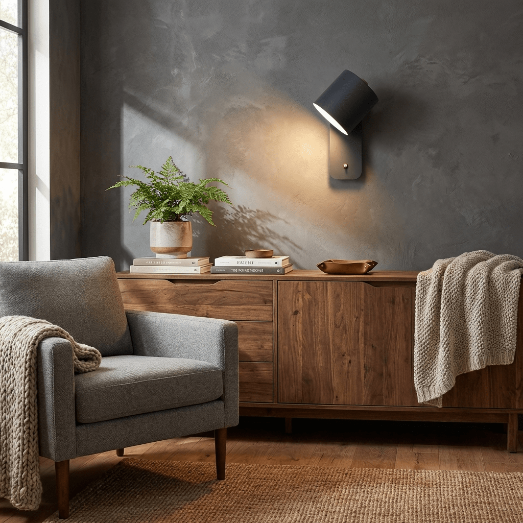 Ebika Rotatable Cylinder Indoor Wall Light