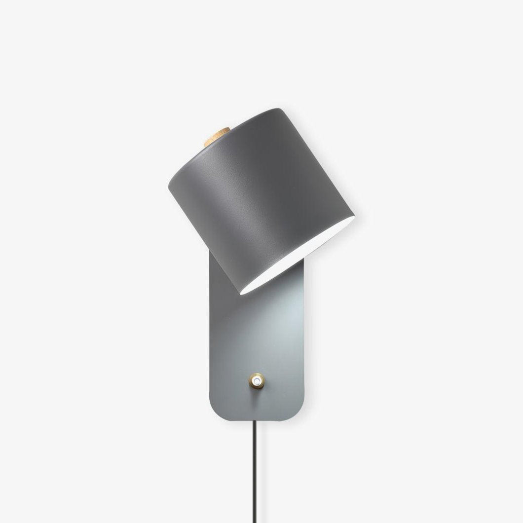 Buxia Rotatable Cylinder Plug In Indoor Wall Light