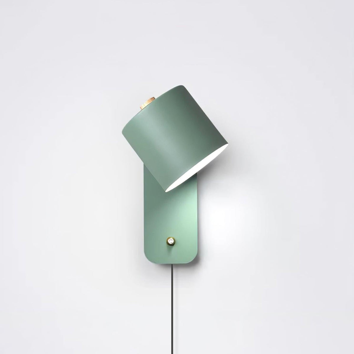 Buxia Rotatable Cylinder Plug In Indoor Wall Light