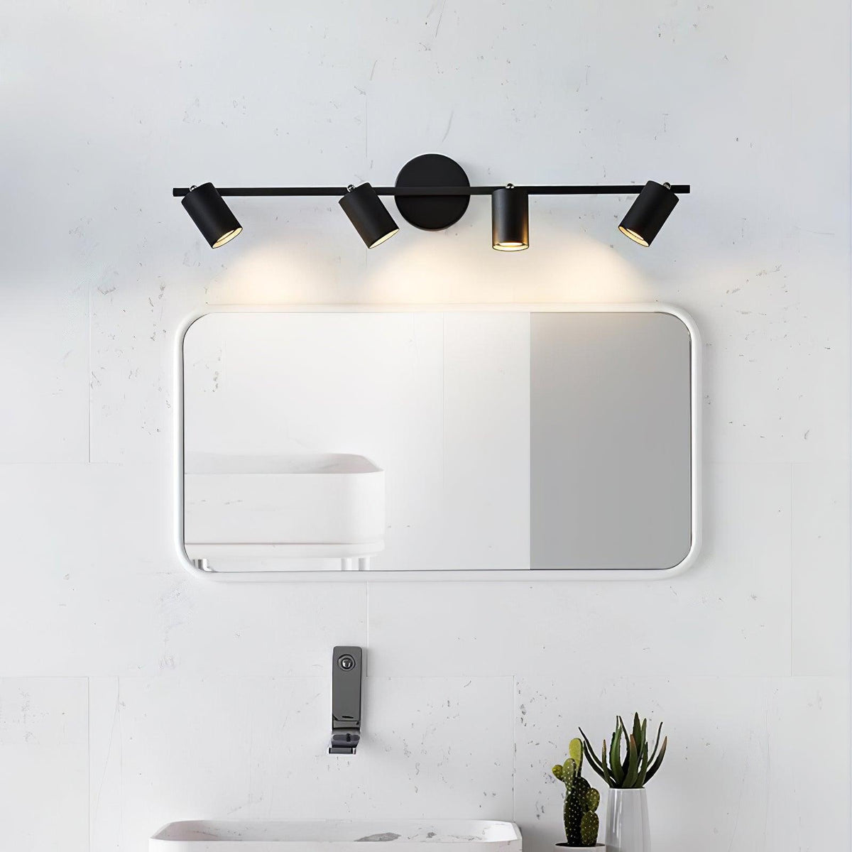Grover Rotatable Brass Spotlight Wall Light