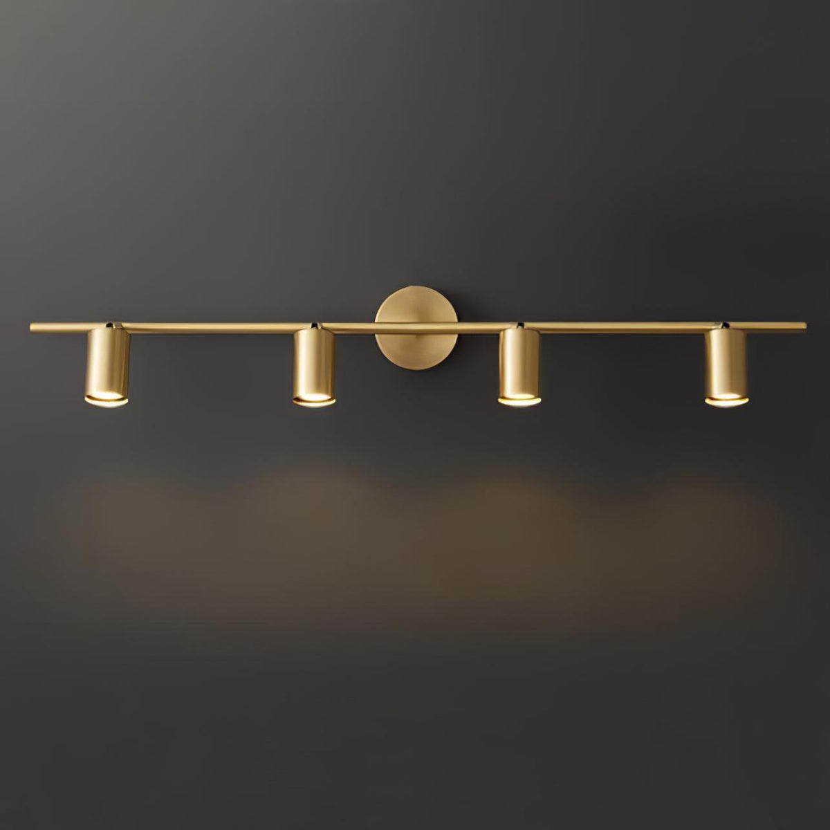 Grover Rotatable Brass Spotlight Wall Light