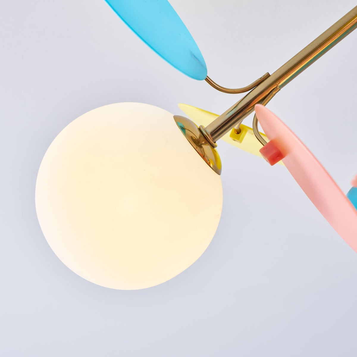 Zoina Round Macaron Flush Mount Ceiling Light
