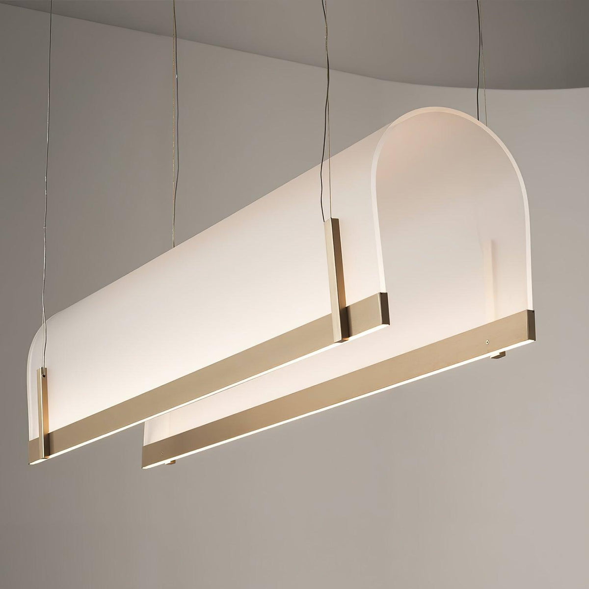 Cevinen Linear Gold Pendant Light