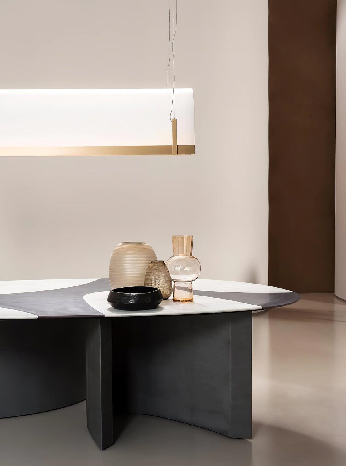 Cevinen Linear Gold Pendant Light