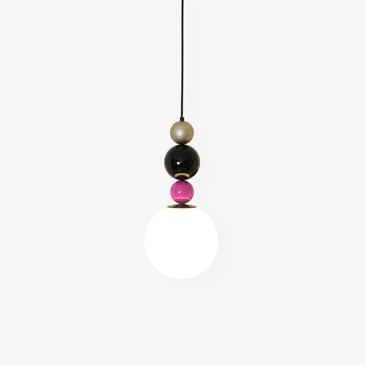 Eshaisra Nordic Art Round Balls Stacking Glass Pendant Lamp
