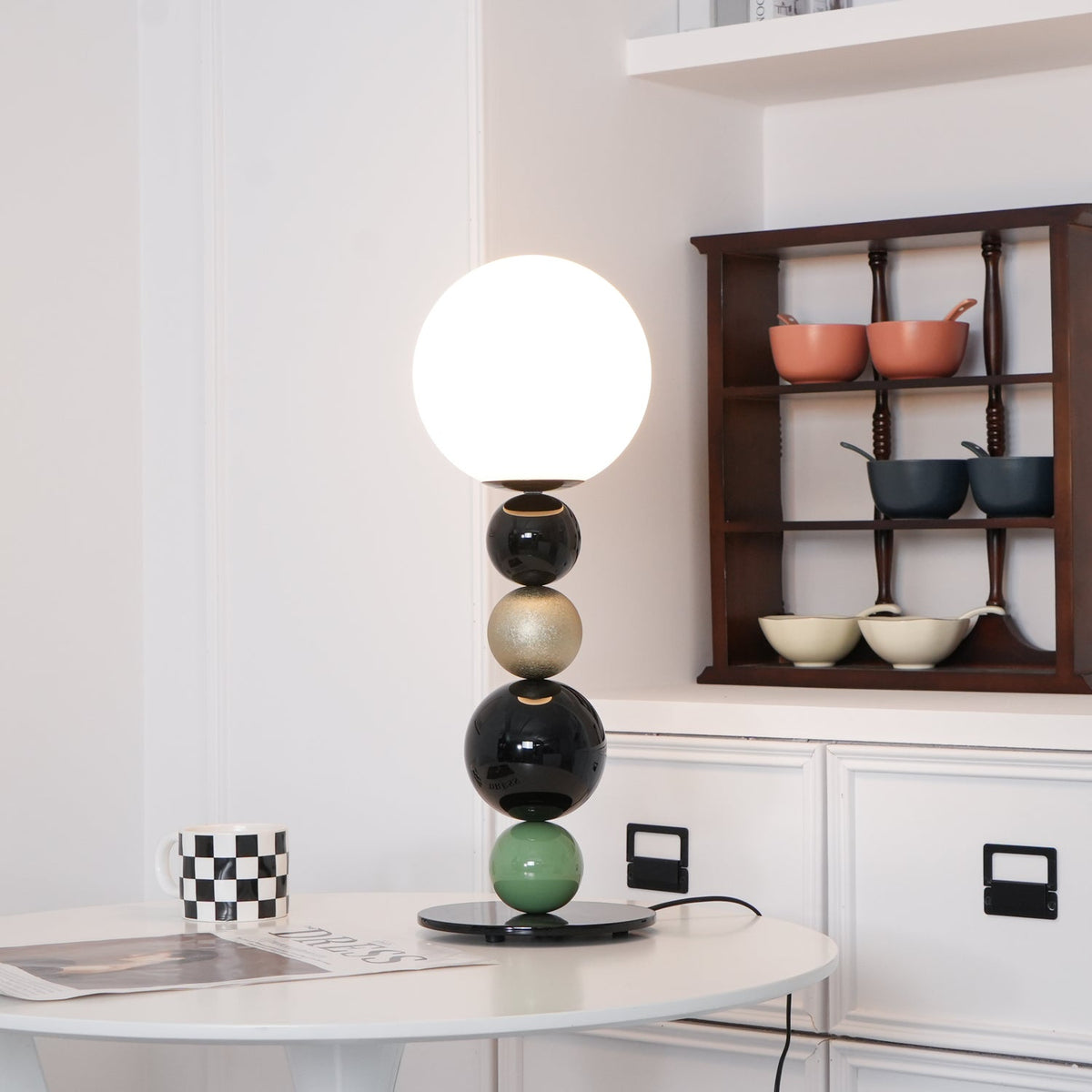 Orbital Balls Stacking Table Lamp