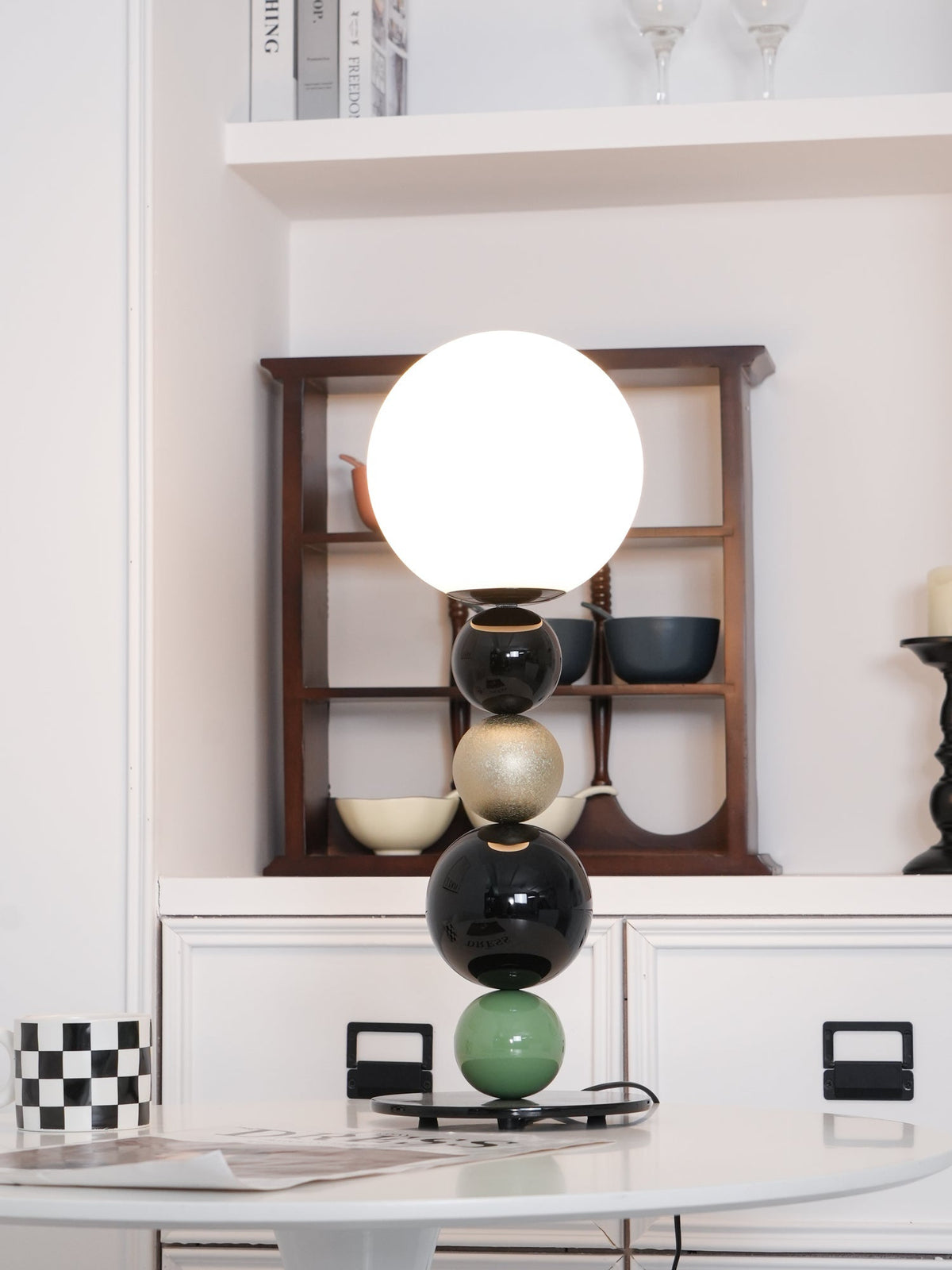 Orbital Balls Stacking Table Lamp