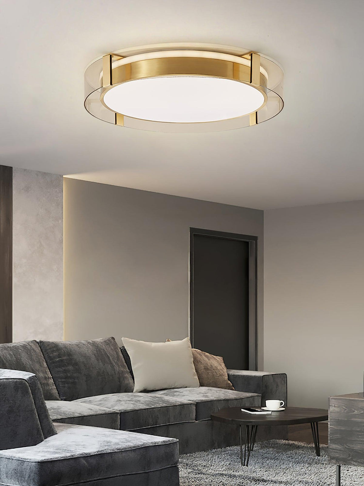 Erliris Round Low Profile Ceiling Light