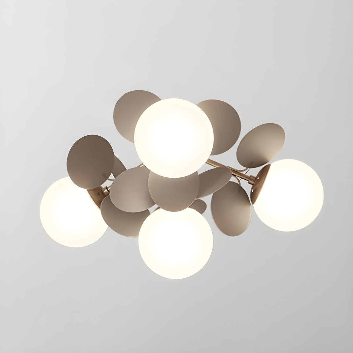 Zoina Round Macaron Flush Mount Ceiling Light