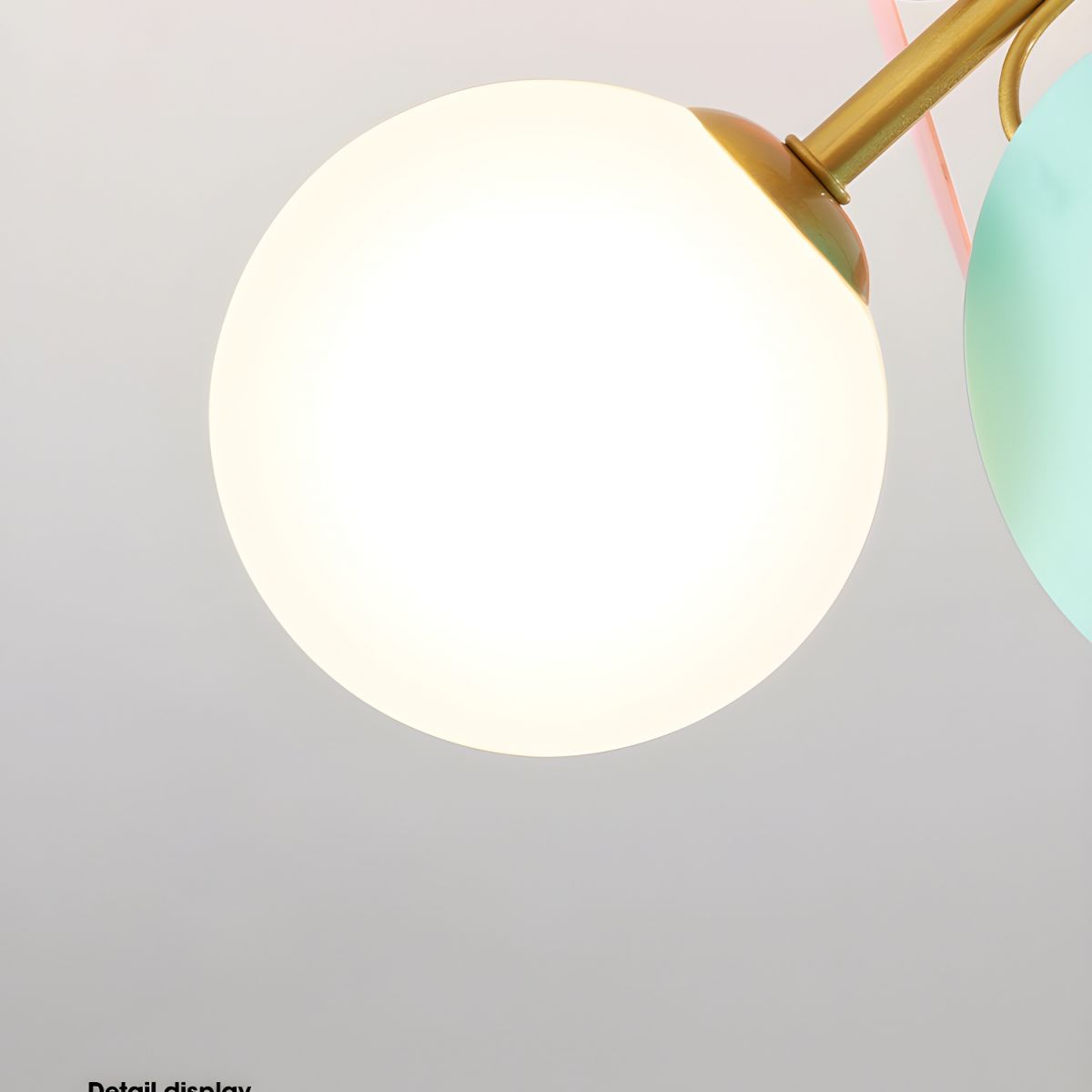 Zoina Round Macaron Flush Mount Ceiling Light