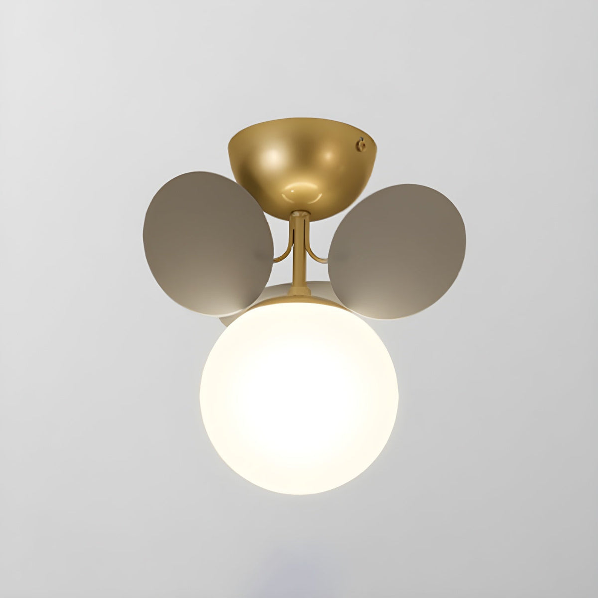 Zoina Round Macaron Flush Mount Ceiling Light