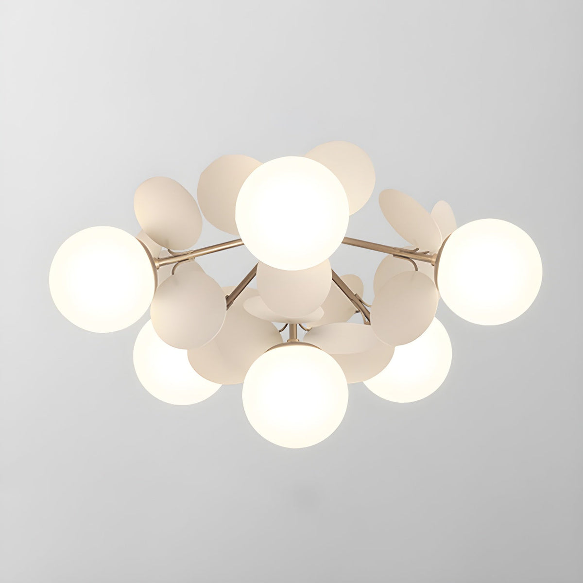 Zoina Round Macaron Flush Mount Ceiling Light