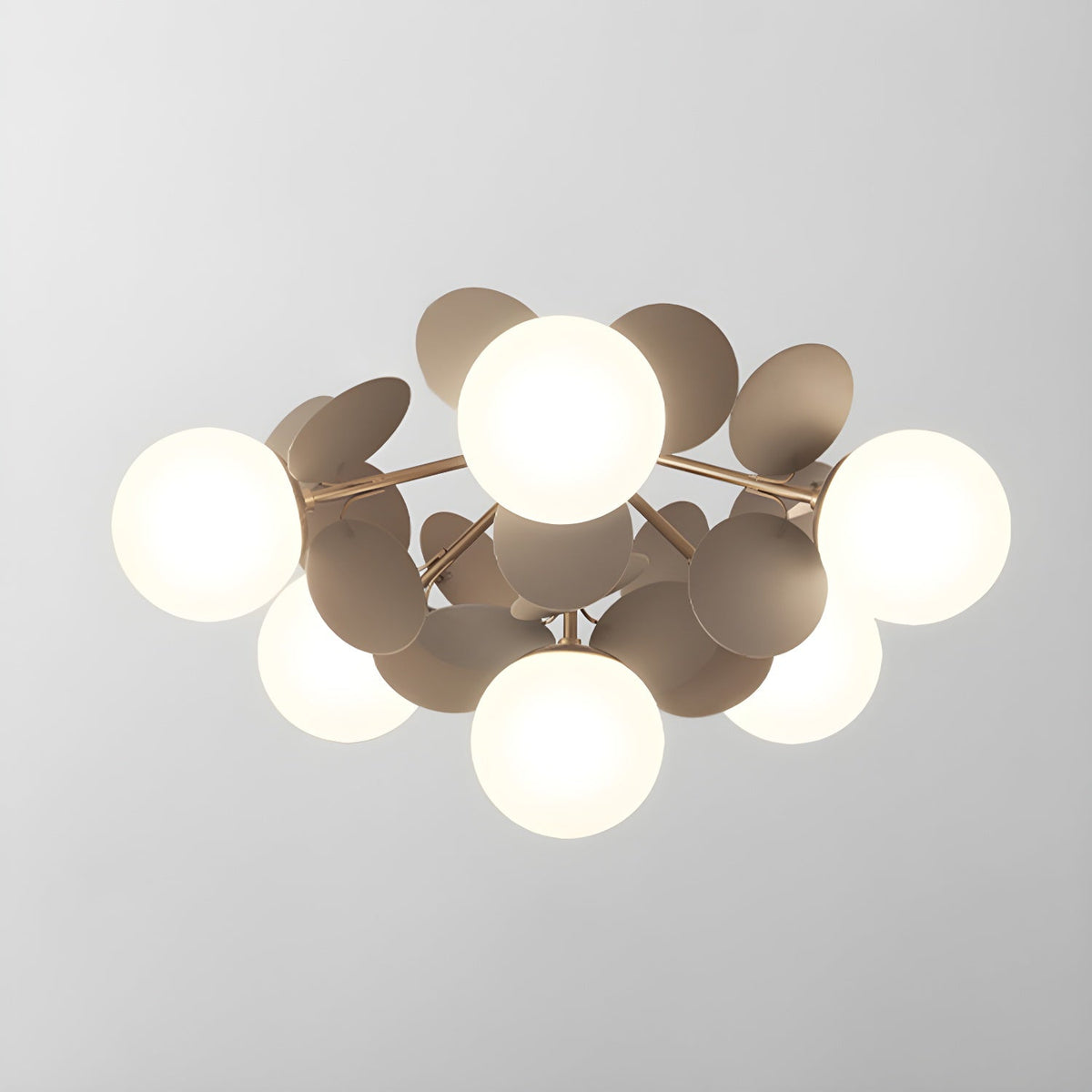 Zoina Round Macaron Flush Mount Ceiling Light