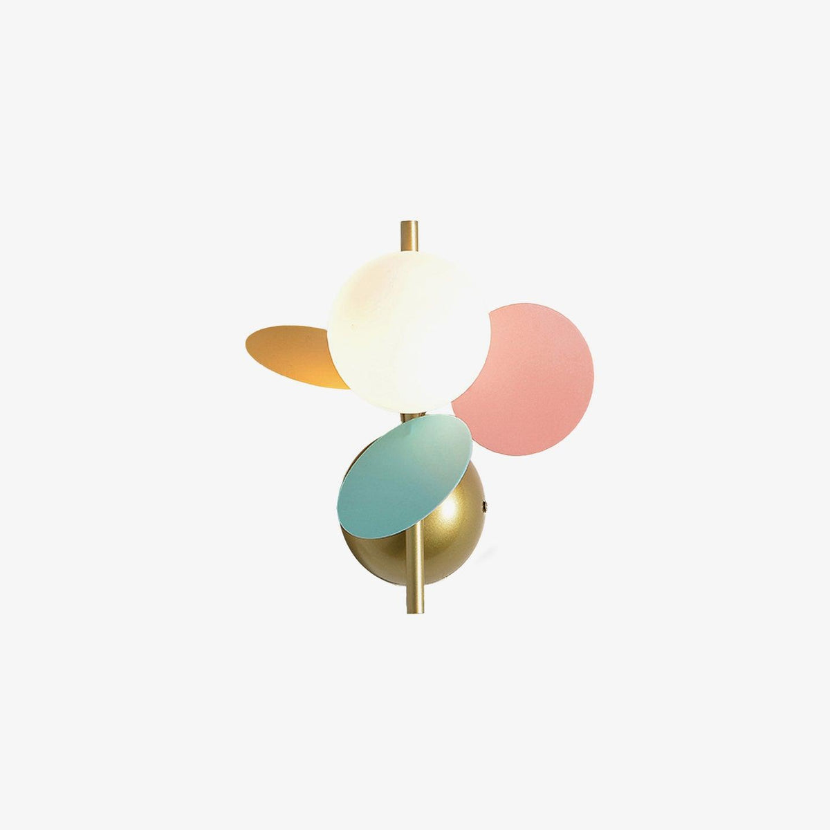 Culoren Round Nordic Art Glass Wall Lamp