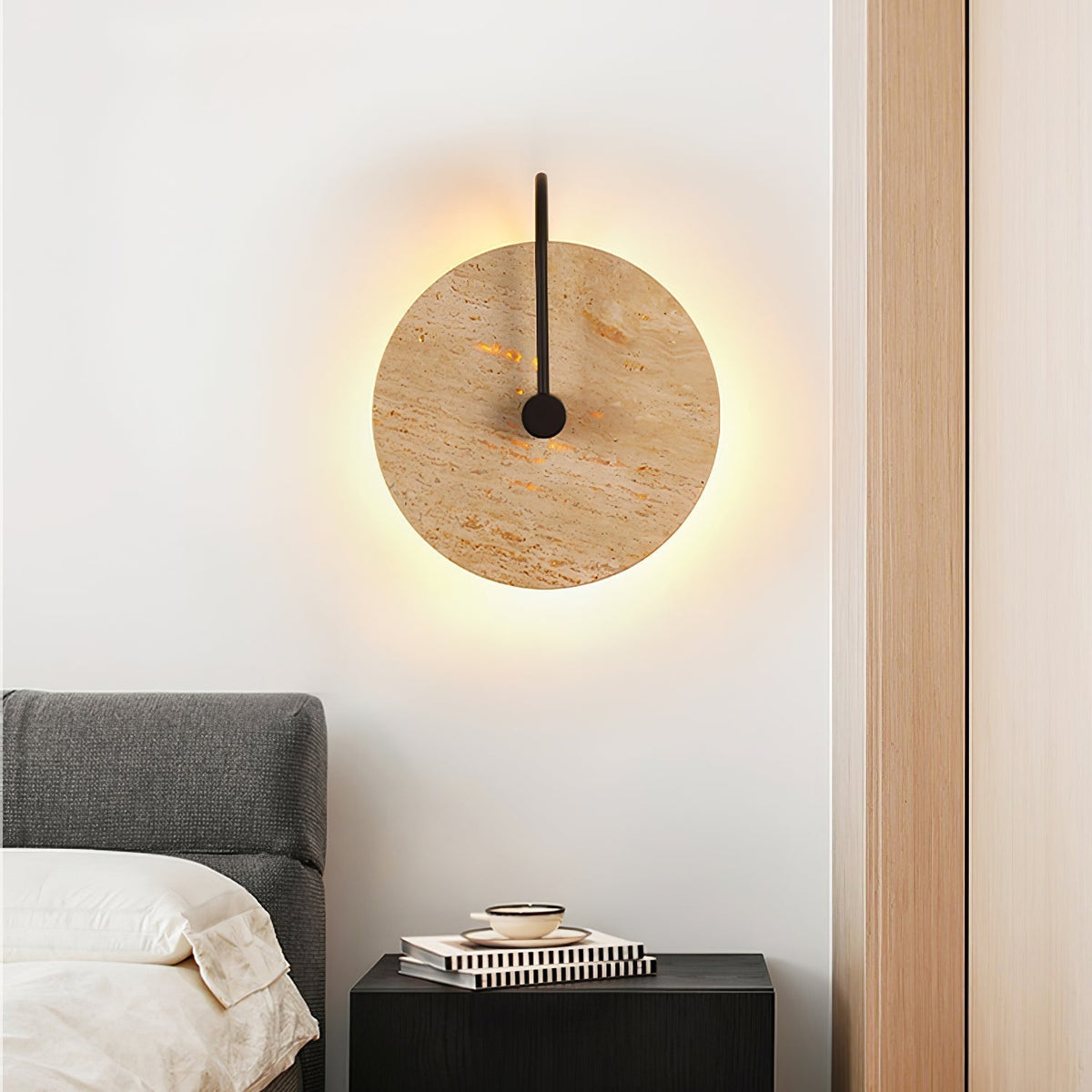 Ulsk Travertine Wall Light
