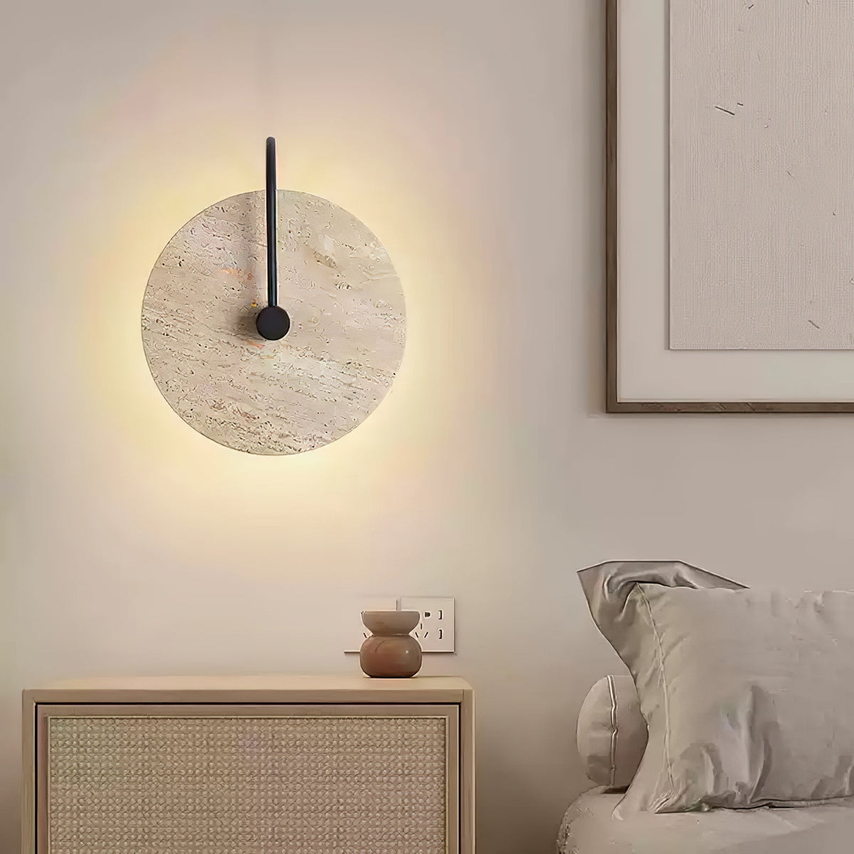 Ulsk Travertine Wall Light