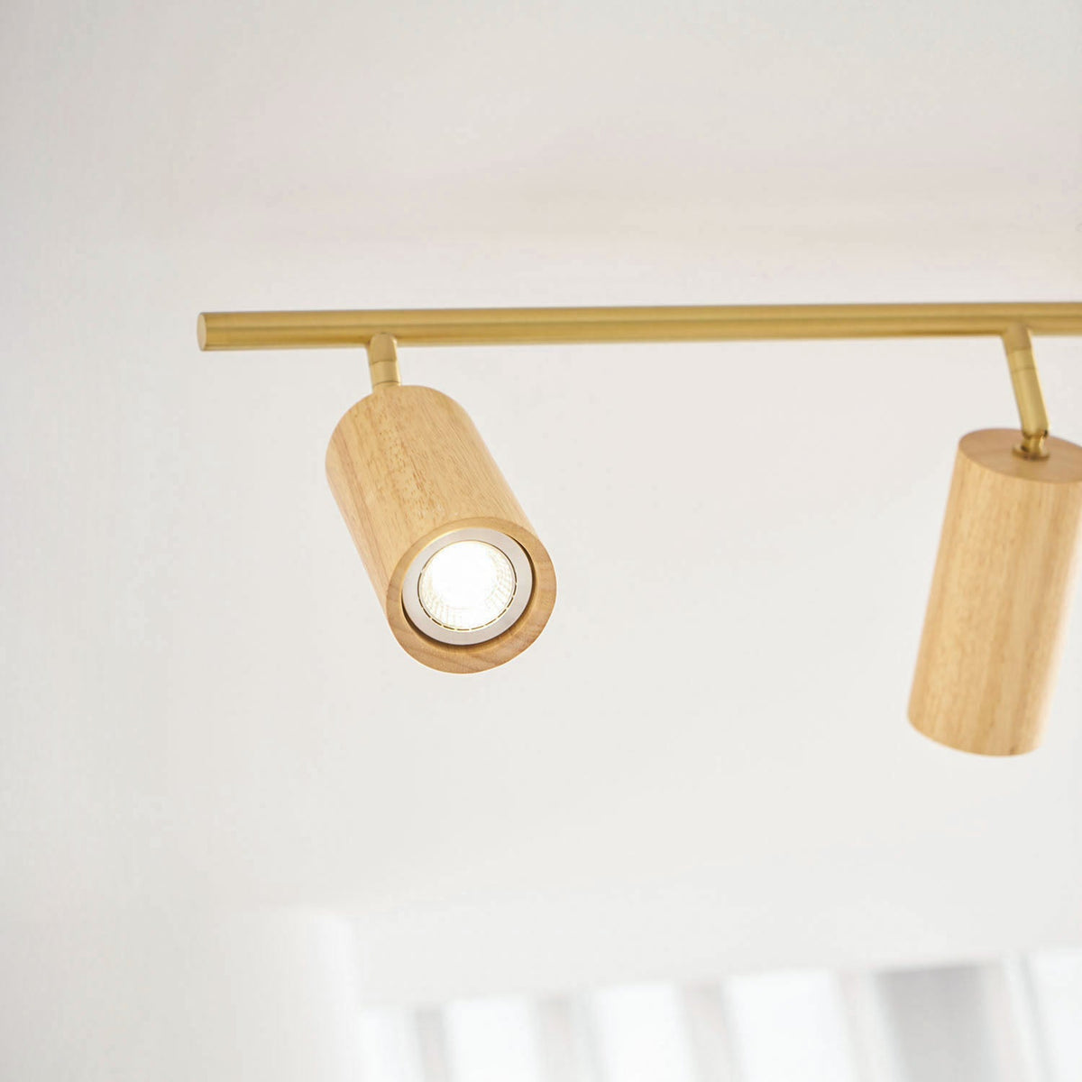 Xajo Wood Flush Mount Ceiling Light