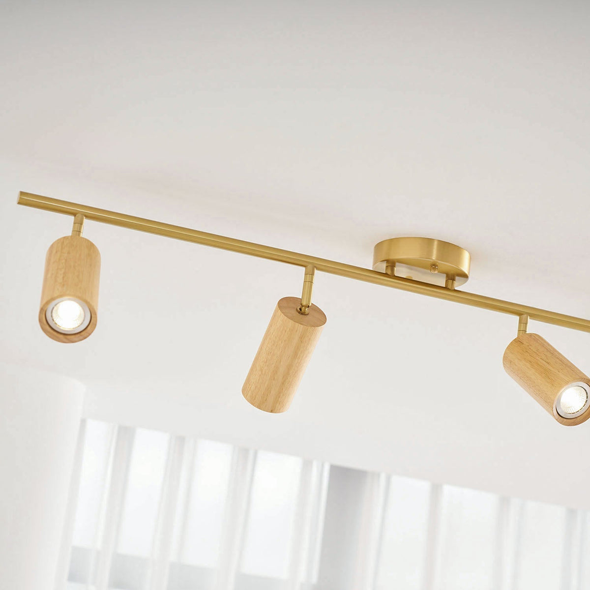 Xajo Wood Flush Mount Ceiling Light