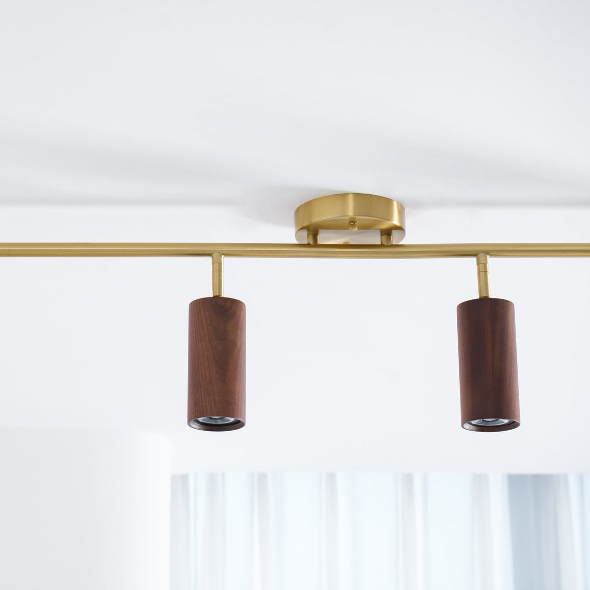 Xajo Wood Flush Mount Ceiling Light