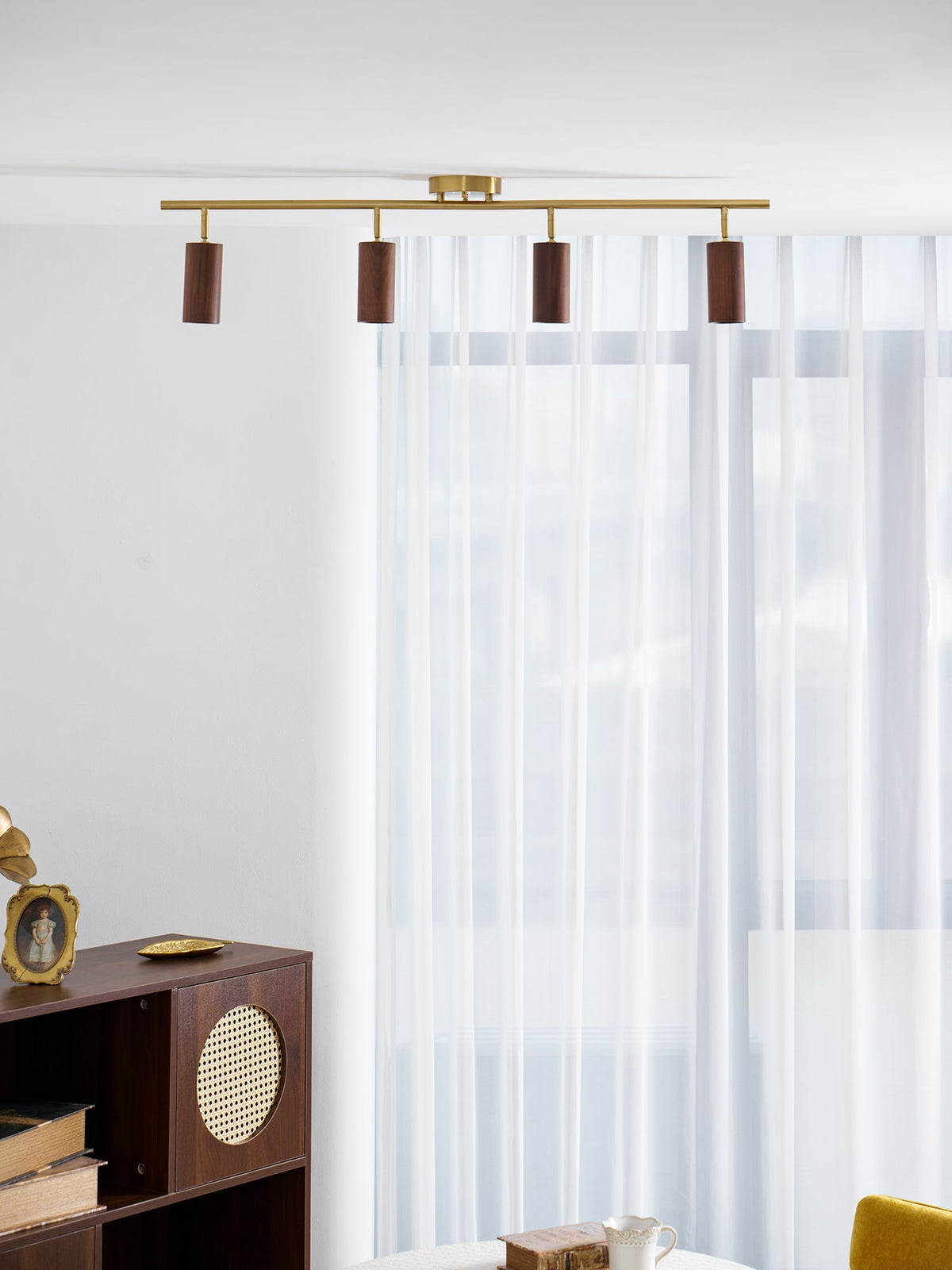 Xajo Wood Flush Mount Ceiling Light