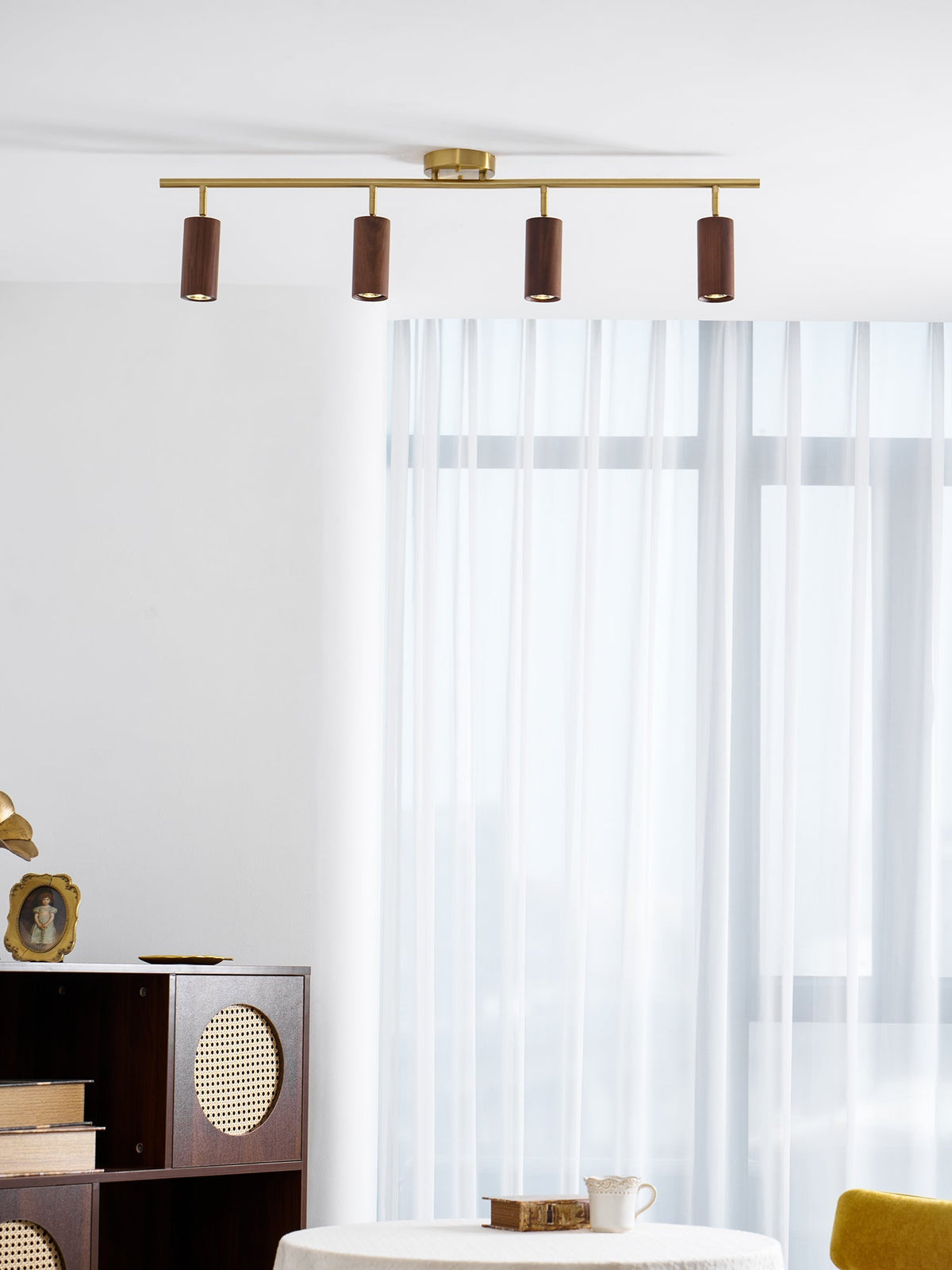 Xajo Wood Flush Mount Ceiling Light
