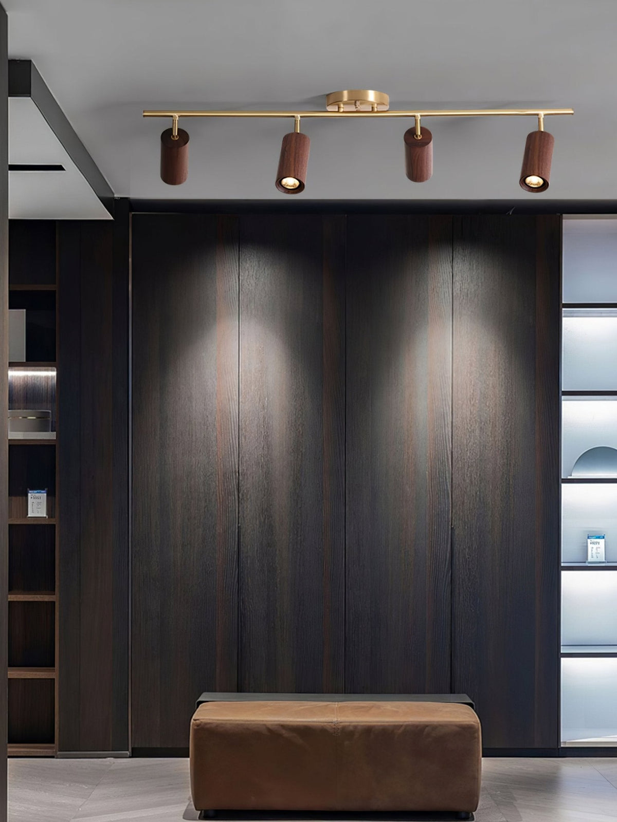 Xajo Wood Flush Mount Ceiling Light