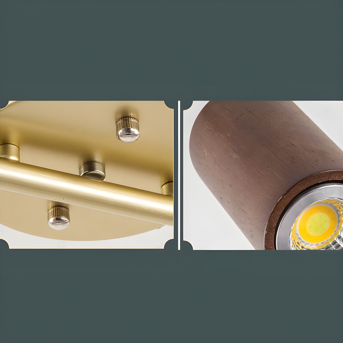 Xajo Wood Flush Mount Ceiling Light