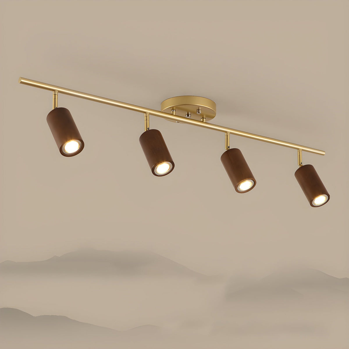 Xajo Wood Flush Mount Ceiling Light