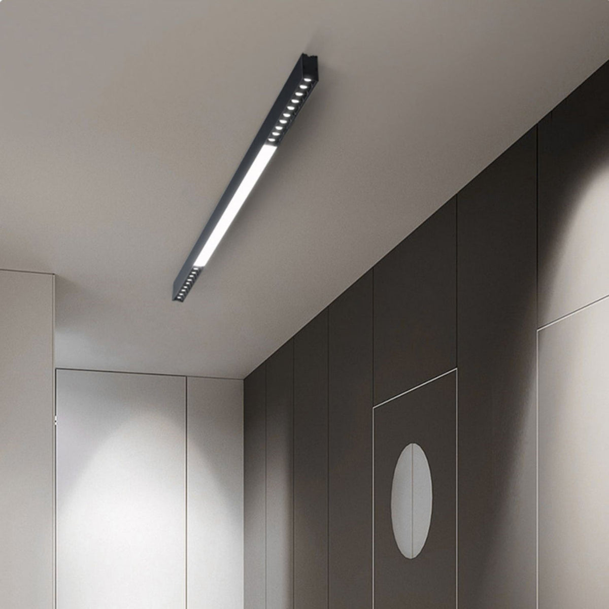 Line Modern Aluminum Floating Light
