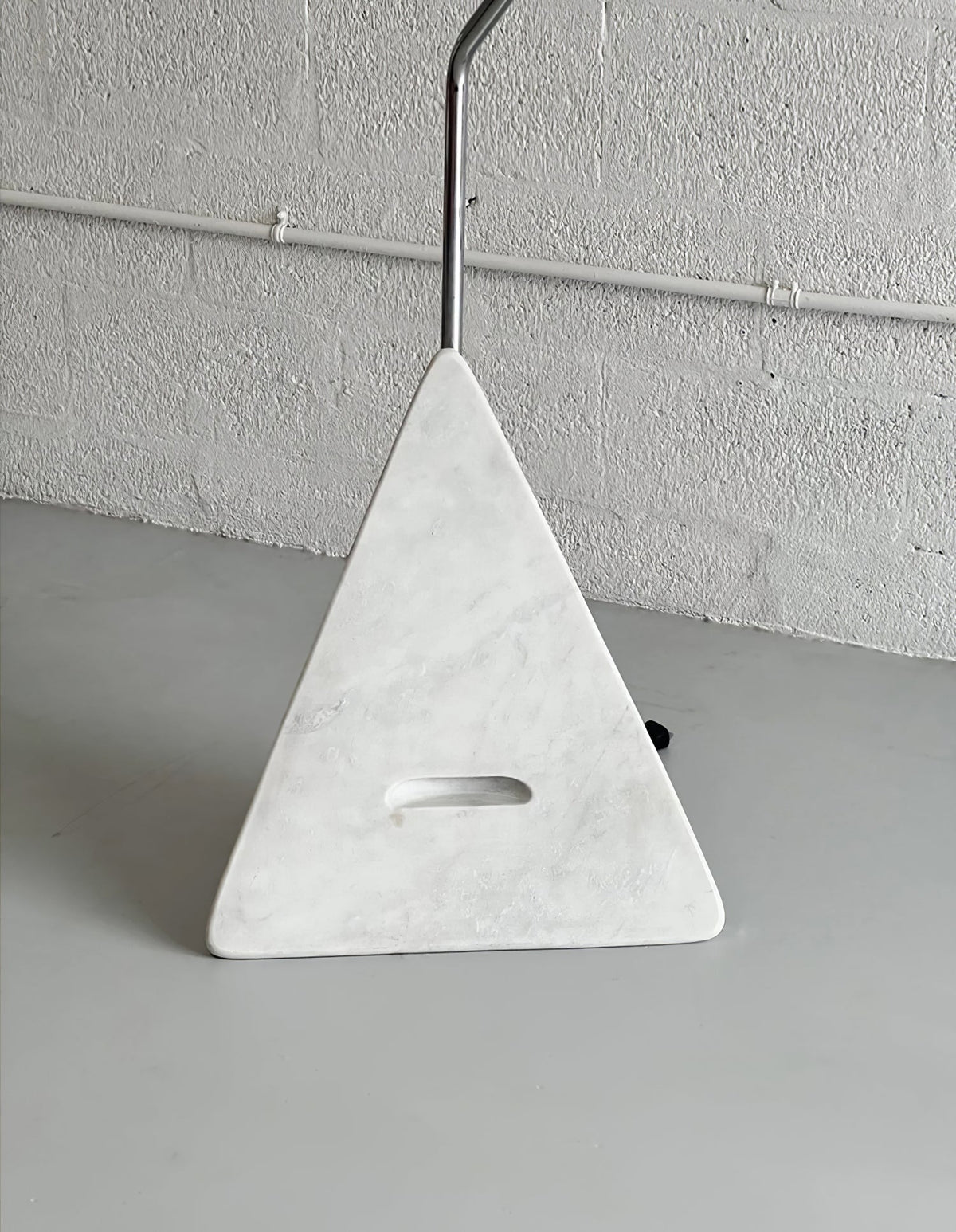 Olvenel Sculptural Chrome Marble Floor Lamp