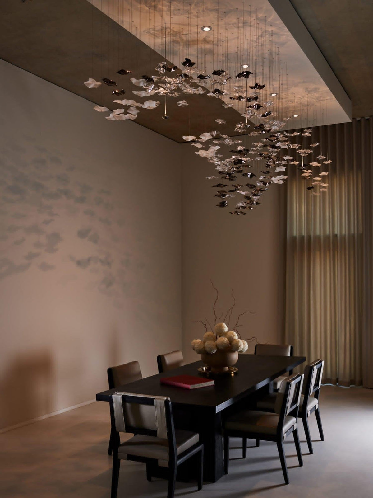 Velaise Luxury Tidal Art Glass Pendants Lamp