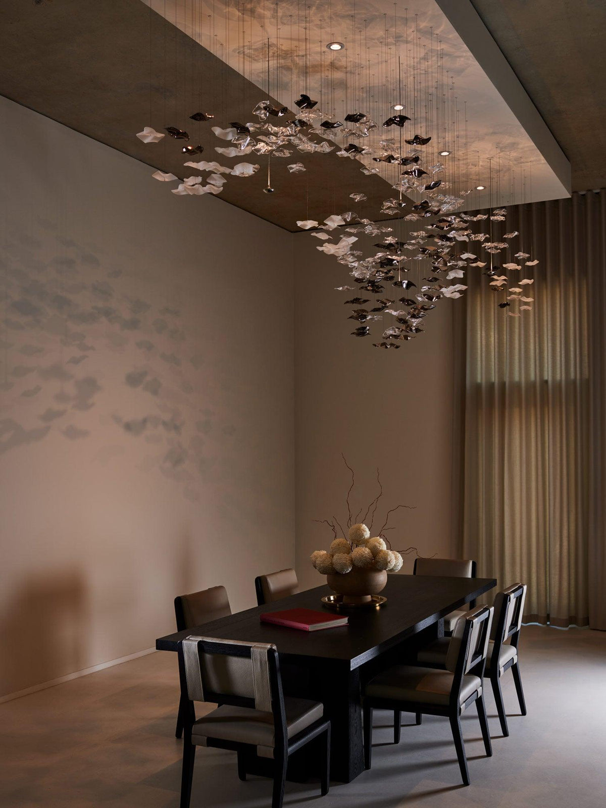 Velaise Luxury Tidal Art Glass Pendants Lamp