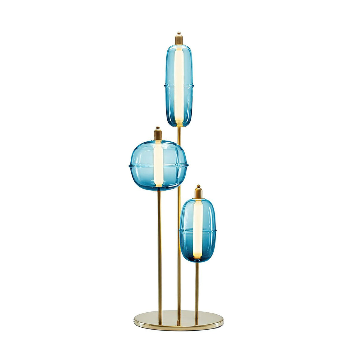 Arixel Modern Glass Floor Lamp