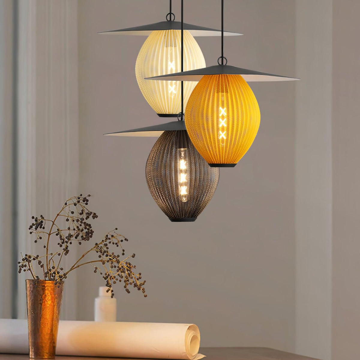 Hikari Aluminum Pendant Lamp