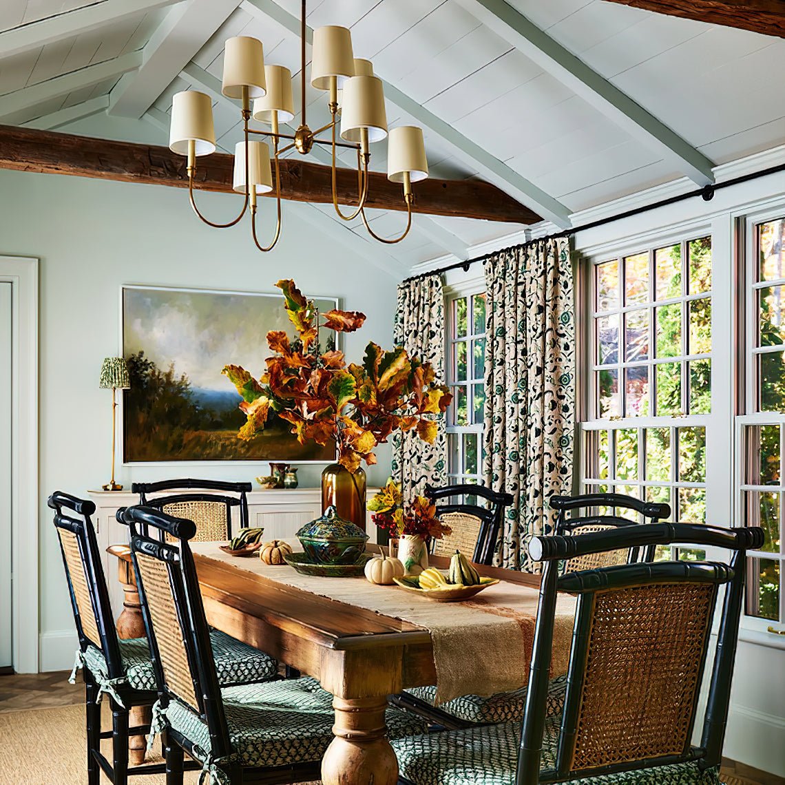 Orianine Chandelier Vendome Brass White Shade