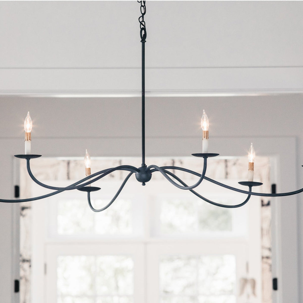 Odelia Chandeliers Candle-style Arc Farmhouse