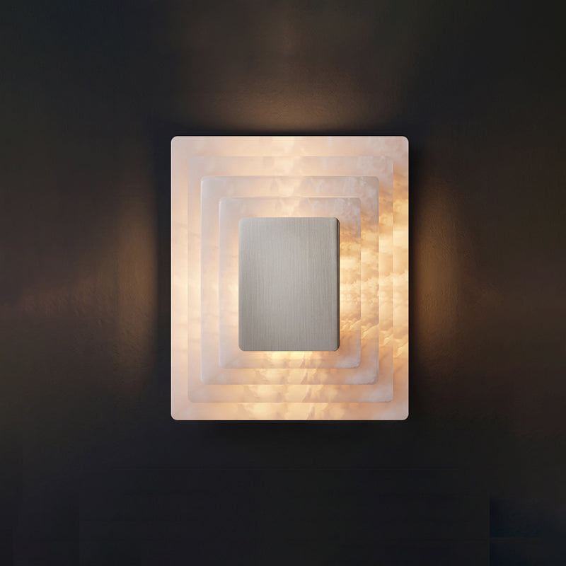 Sedgemere Tiered Alabaster Wall Sconce