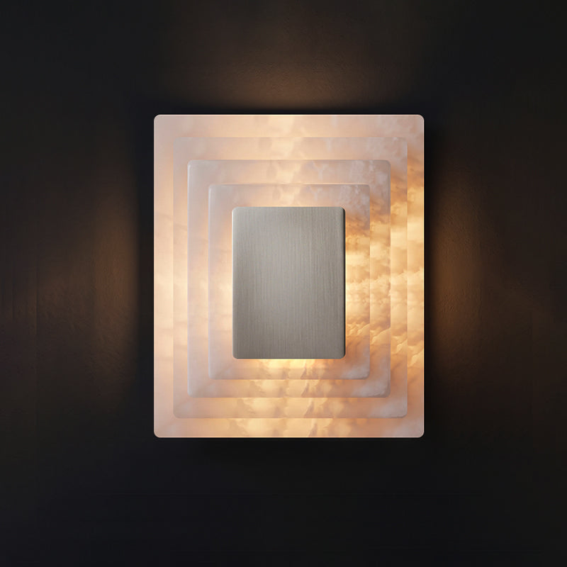 Sedgemere Tiered Alabaster Wall Sconce