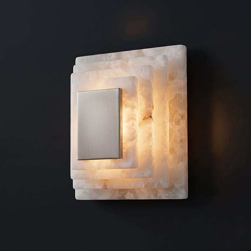 Sedgemere Tiered Alabaster Wall Sconce