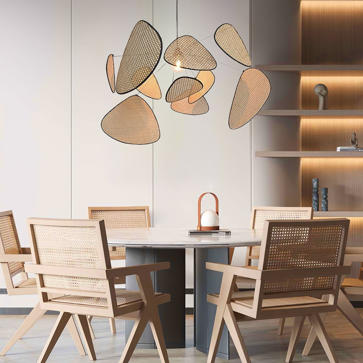 Orelivora Chandelier Screen Cannage Suspension Retro