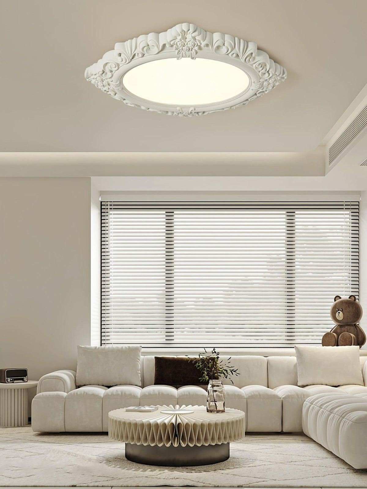 Avraee Sculpted Resin Ceiling Lamp