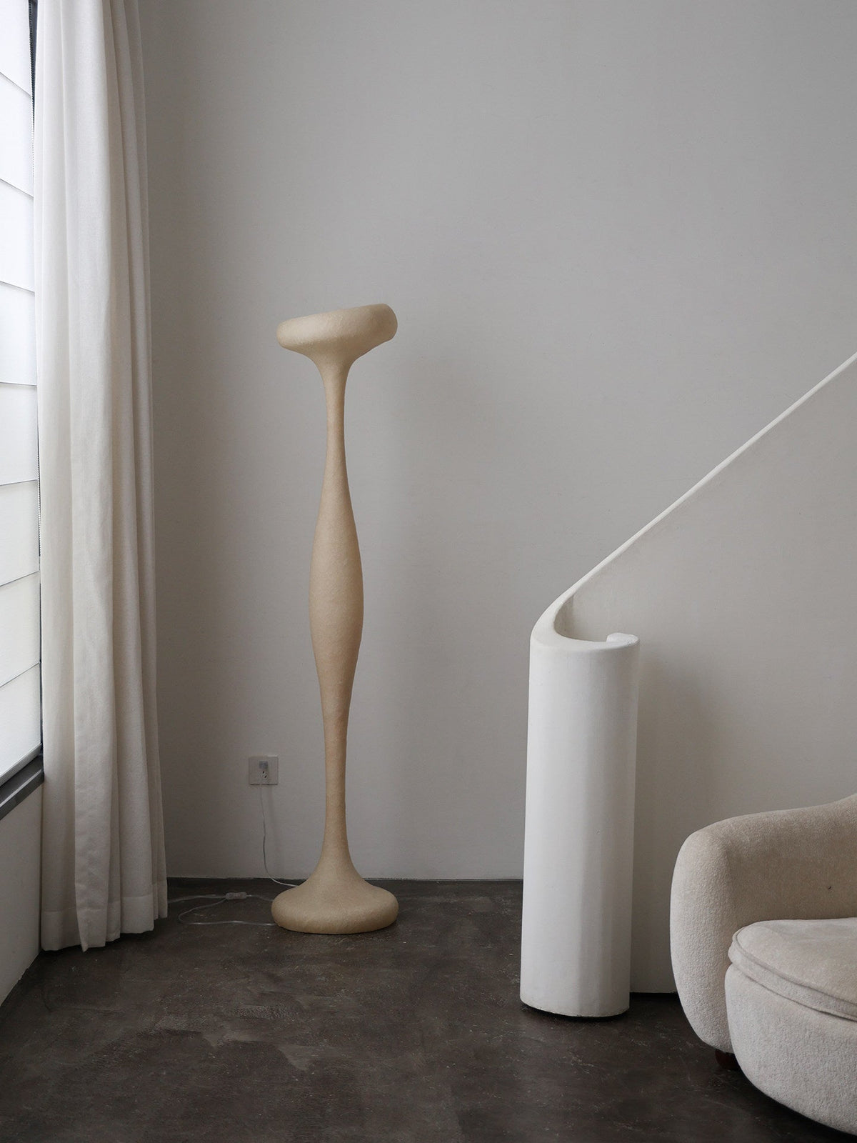 Sorenne Sculptural Tall Floor Lamp