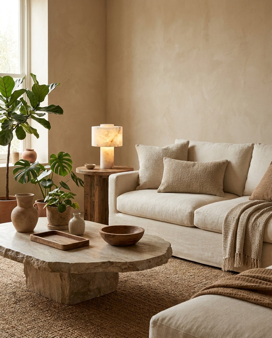 Navencrest Alabaster Table Lamp